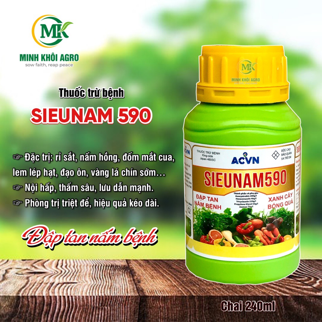 Thuốc trừ bệnh Sieunam 590 - Chai 240ml